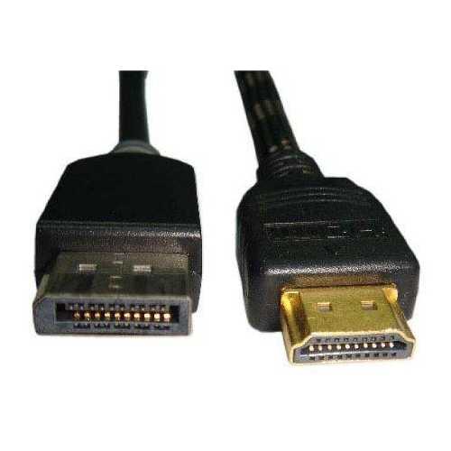 THIS DISPLAYPORT MALE TO HDMI MALE CABLE ALLOWS YOU TO CONNECT A DEVICE WITH A D