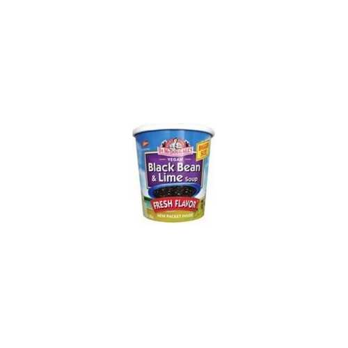 Dr. McDougall's Black Bean With Lime Big Soup Cup (6x3.4 Oz)