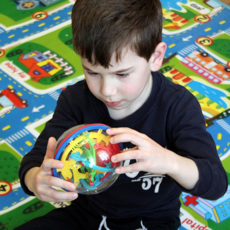 3D Intellect Puzzle Ball 299 Level Large Magic Maze Game Toys For Children Adult Balance Learning Educational Toys For Kids Gift