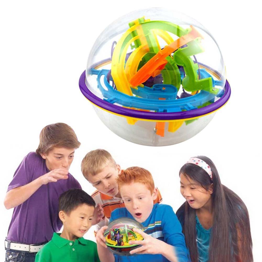 3D Intellect Puzzle Ball 299 Level Large Magic Maze Game Toys For Children Adult Balance Learning Educational Toys For Kids Gift