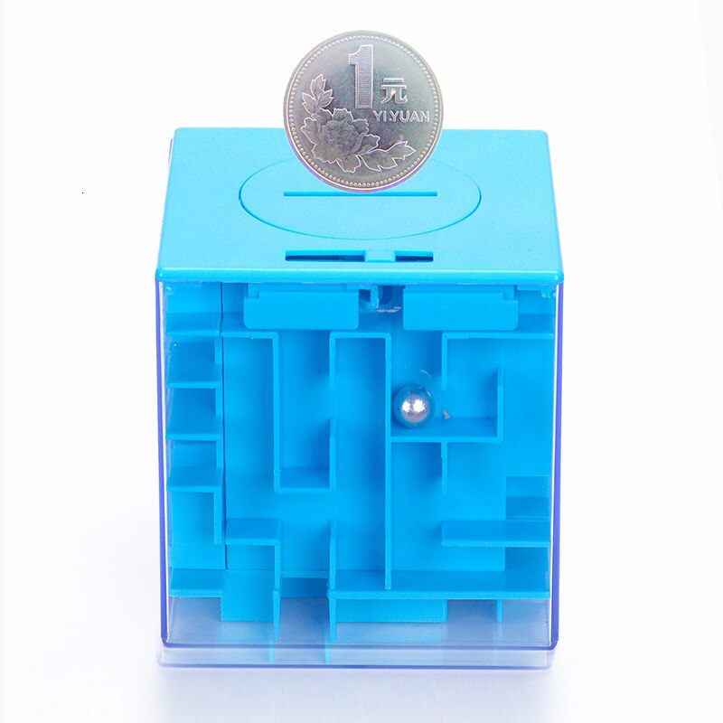 3D Mini Speed Cube Maze Magic Cube Puzzle Game Labyrinth Rolling Ball Brain Learning Balance Educational Toys For Children Adult