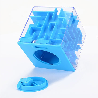 3D Mini Speed Cube Maze Magic Cube Puzzle Game Labyrinth Rolling Ball Brain Learning Balance Educational Toys For Children Adult