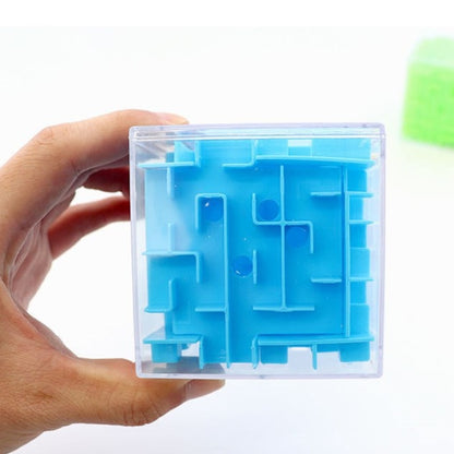 3D Mini Speed Cube Maze Magic Cube Puzzle Game Labyrinth Rolling Ball Brain Learning Balance Educational Toys For Children Adult