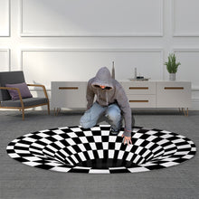 Cargar imagen en el visor de la galería, 3D Vortex Illusion Rugs Swirl Print Optical Illusion Areas Rug Carpet Floor Pad Non-slip Doormat Mats for Home Dropshipping
