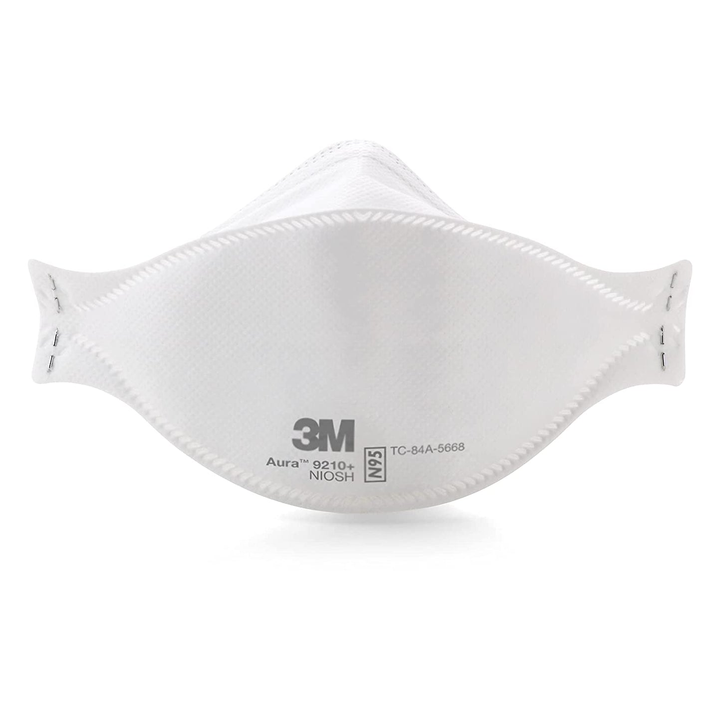 3M Aura™ 9210+ &amp; 9211+ Flat Fold Style NIOSH-APPROVED N9 5 Particulate Respirator Without Valve 20-Pack REDUCED EYEWEAR FOGGING
