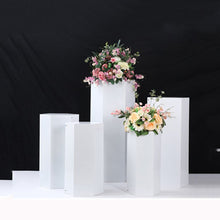 Load image into Gallery viewer, 3PCS/set 5pcs/set Cake Pillar wedding pedestal columns for mariage party event wedding dresses shop decoration
