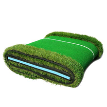將圖片載入圖庫檢視器 3m Portable Indoor Outdoor Golf Putting Green Trainer Putter Swing Fairway Lawn Golf Training Aids Club Holder Office Home Mat
