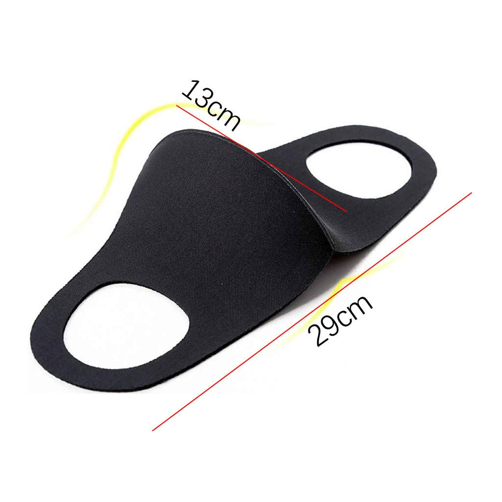 3pc 3 Layer Health Masks Cycling Anti-dust Cotton Mouth Face Mask Mascarillas Men Masque