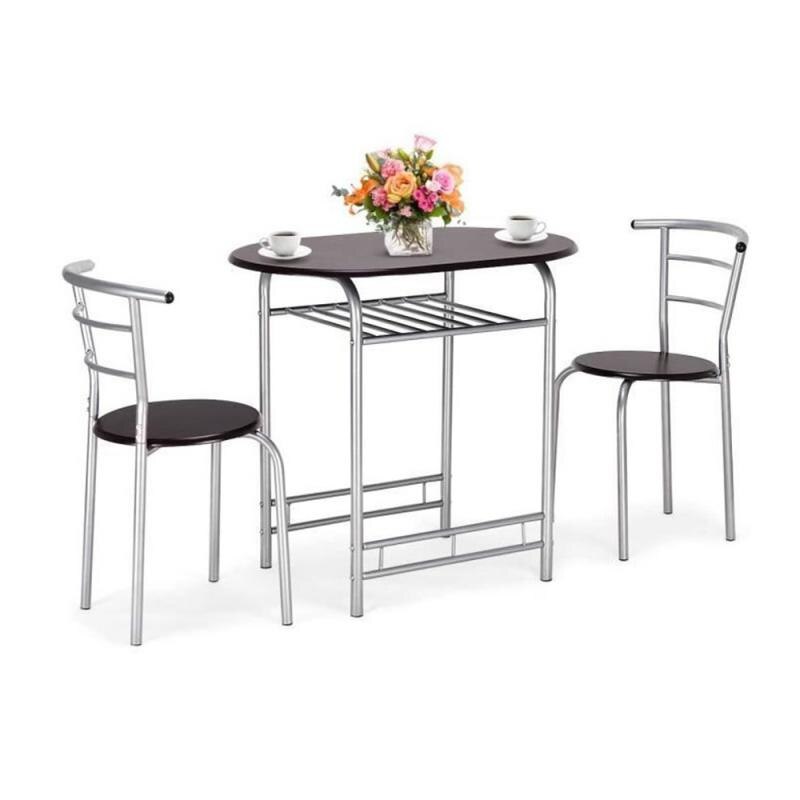 3pcs/set Nordic Modern Bedrooms 1 Table And 2 Chairs Dining Room Furniture Kitchen Lunch Dining Room Living Room Cafe Tavern HWC