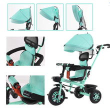 Load image into Gallery viewer, 4 In 1 Infant Tricycle Folding Rotating Seat Baby Stroller 3 Wheel Bicycle Kids Bike Three Wheel Stroller Toddler Baby Trolley
