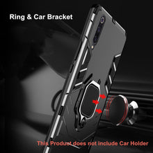 将图片加载到图库查看器，4 in 1 Case For Samsung Galaxy A70 A50 Case Armor PC Cover TPU Rim Finger Ring Holder Phone Case On For Samsung A50 A 70 Cover
