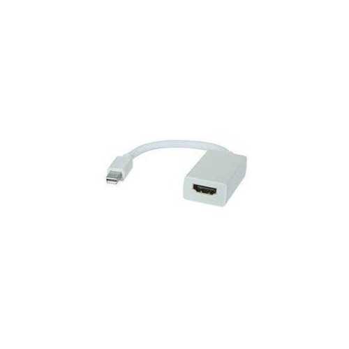 ADDON 8IN MINI-DISPLAYPORT MALE TO HDMI FEMALE WHITE ADAPTER CABLE