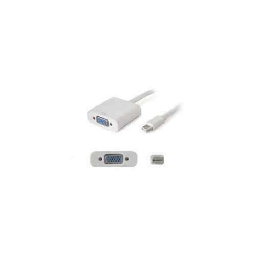 ADDON 8IN MINI-DISPLAYPORT MALE TO VGA FEMALE WHITE ADAPTER CABLE