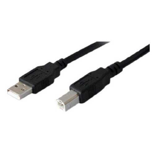 ADDON 5 PACK OF 1.82M (6.00FT) USB 2.0 (A) MALE TO USB 2.0 (B) MALE BLACK CABLE