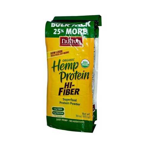 Nutiva Hemp Protein Plus Fiber (1x30 Oz)