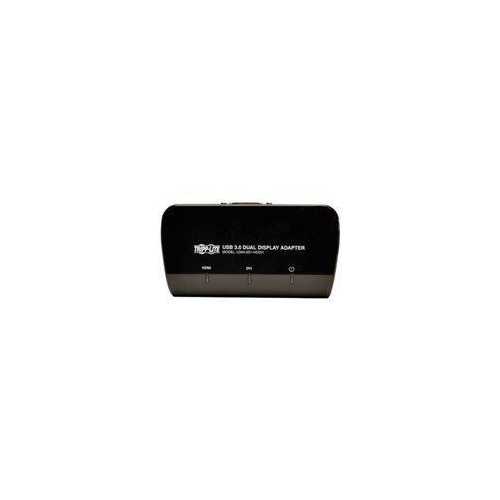 USB 3.0 TO DVI AND HDMI DUAL MONITOR VIDEO DISPLAY ADAPTER.