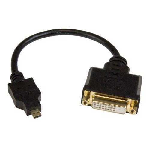 MICRO HDMI TO DVI-D ADAPTER M/F - 8IN