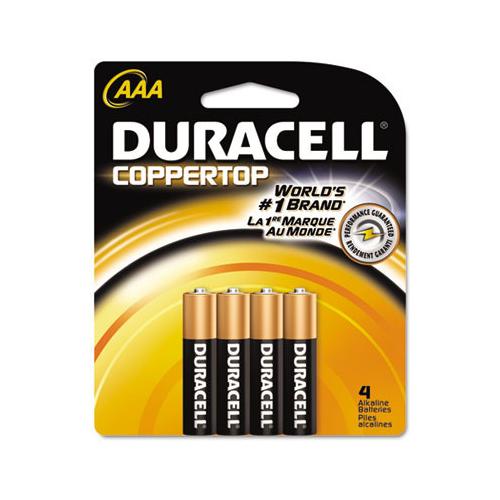 Case of [5] Duracell Coppertop Alkaline Batteries AAA 4/Pack