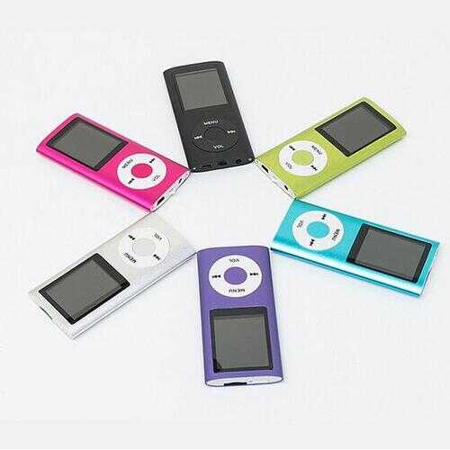 Portable Mp3 Music Player and FM Radio And More - Color: Black