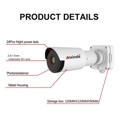 4K HD IP Camera Outdoor Waterproof 8MP Infrared Lamp Light Night Vision Security Camera ONVIF Video Surveillance CCTV Camera