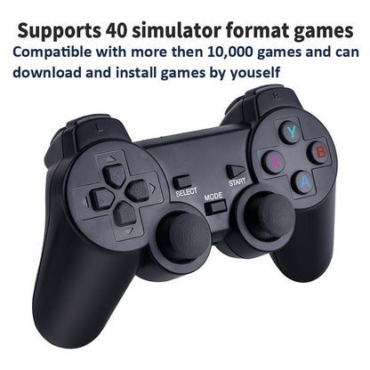 4K TV Retro Video Game Console With 2.4G Double Wireless Controller Built in 10000 Games For PS1/GBA HDMI Family TV Game Console