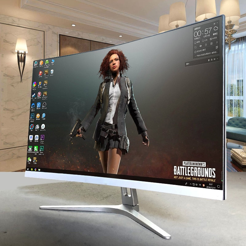 4K resolution 27 inch 144HZ 165 HZ uhd monitors set pc desktop  curved gaming monitor
