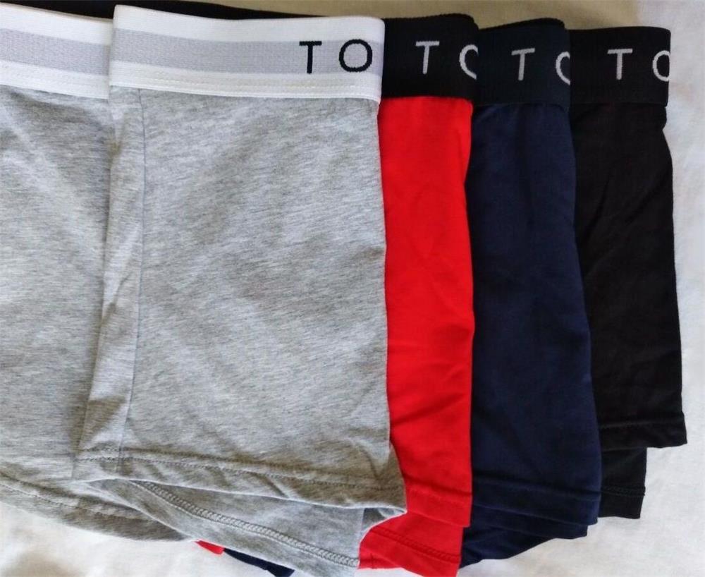 4Pcs/Lot Brand Men Boxers Underwear Sexy U Convex Designer Breathable Cotton Short Boxer Men Underpants Under Panties