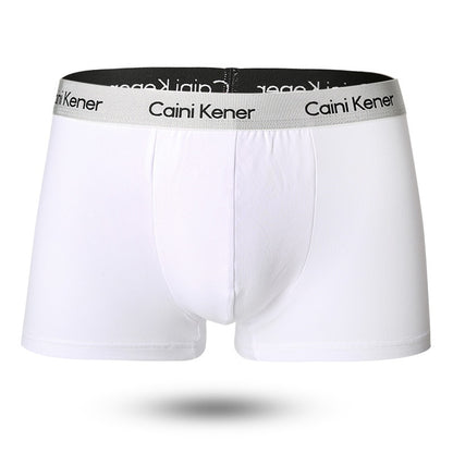 4Pcs Men Boxers Man Short Breathable Flexible Comfortable Shorts Boxers Lovely Solid  Panties