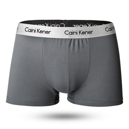 4Pcs Men Boxers Man Short Breathable Flexible Comfortable Shorts Boxers Lovely Solid  Panties