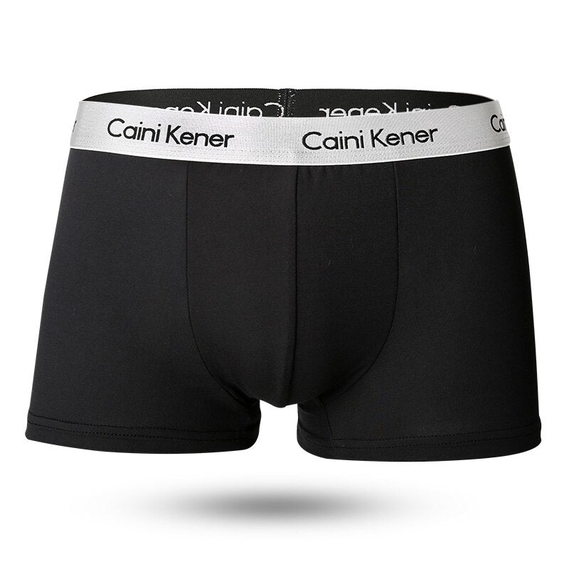 4Pcs Men Boxers Man Short Breathable Flexible Comfortable Shorts Boxers Lovely Solid  Panties