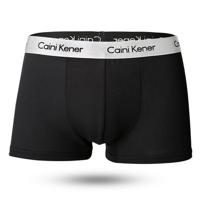 4Pcs Men Boxers Man Short Breathable Flexible Comfortable Shorts Boxers Lovely Solid  Panties