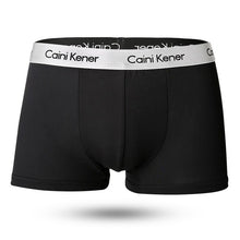 将图片加载到图库查看器，4Pcs Men Boxers Man Short Breathable Flexible Comfortable Shorts Boxers Lovely Solid  Panties
