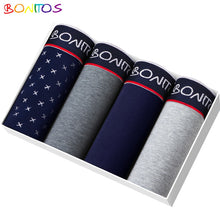 将图片加载到图库查看器，4pcs Boxer Shorts Underpants man Men&#39;s Panties Men Boxer Underwear Cotton for Male Couple Sexy Set Calecon Large Size Lot Soft
