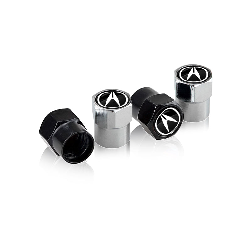 4pcs Car Tire Valve Caps Wheel Cover Dust Cover For Acura TSX 2004 2007 2008 2009 2010 TL Integta RSX RDX ILX MDX Accessories