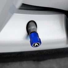 将图片加载到图库查看器，4pcs Car Tire Valve Caps Wheel Cover Dust Cover For Acura TSX 2004 2007 2008 2009 2010 TL Integta RSX RDX ILX MDX Accessories
