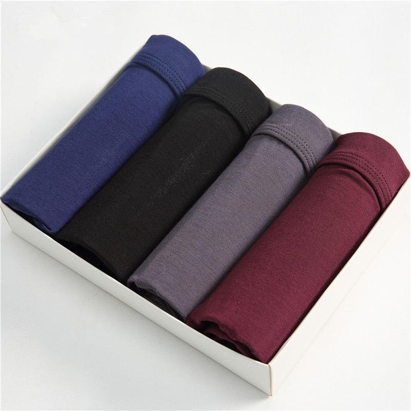4pcs Mens Underwear Boxers Men Boxer Underwear Boxershort Panties Man Homme Underpants Calzoncillos Bamboo Fiber Shorts