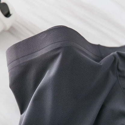 4pcs/lot Seamless Men Boxers Luxury Silk Boxers Underwear Spandex 3D Crotch Boxer Nylon Underwear Shorts Slips