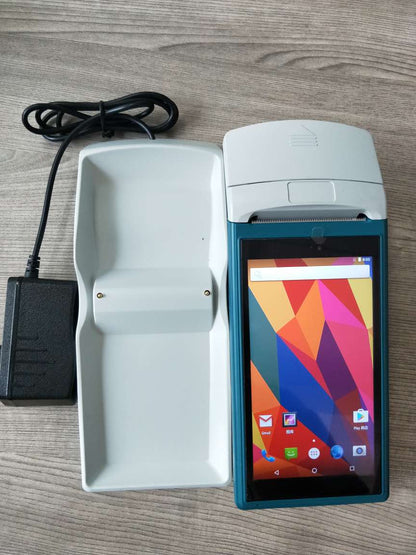 5.5inch Android POS 3G Barcode Scanner Protable POS Terminal with Thermal Printer