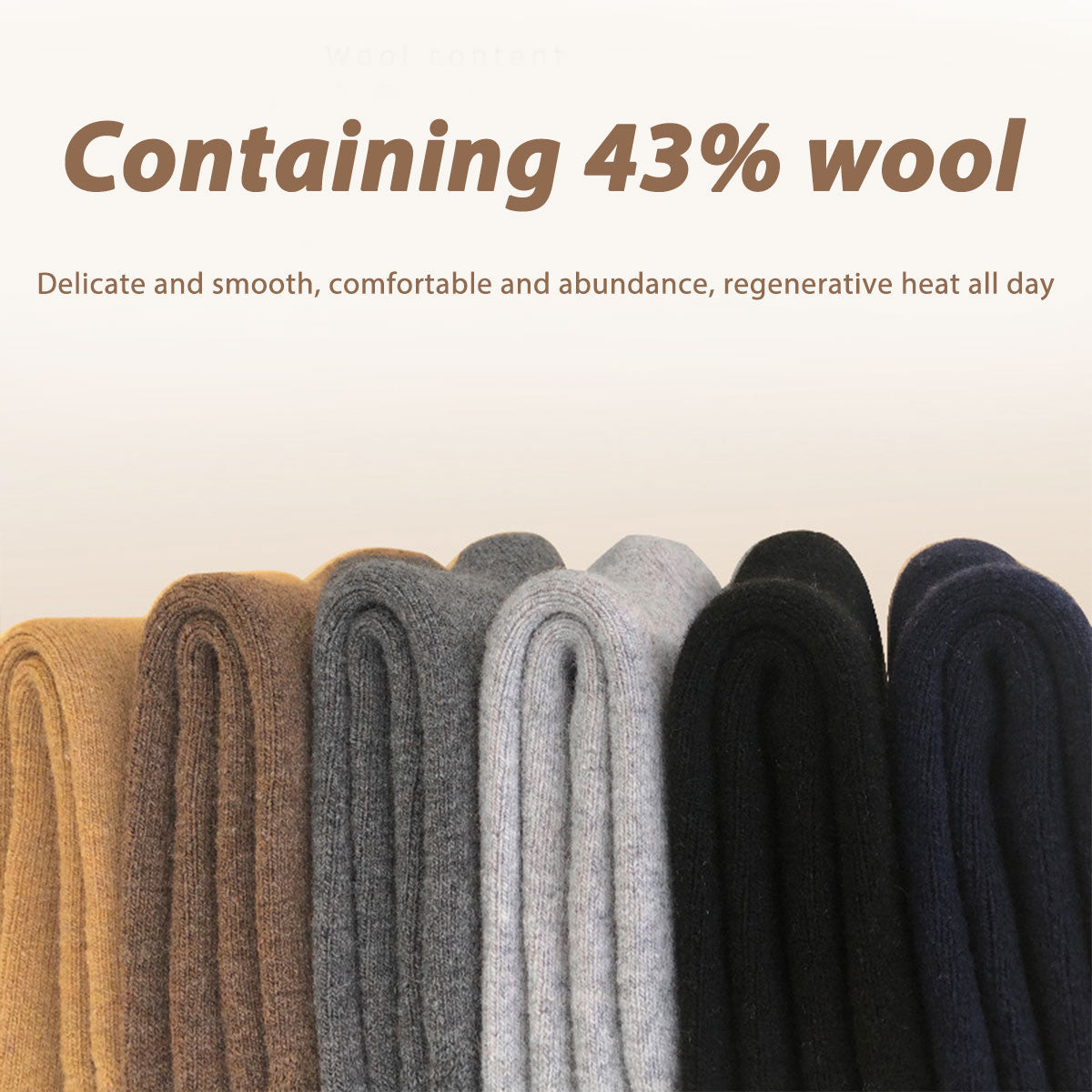 5 Pairs Winter Men's Wool Socks Super Thicken Merino Wool Socks Against Cold Snow Winter Warm Funny Mid Tube Socks Men