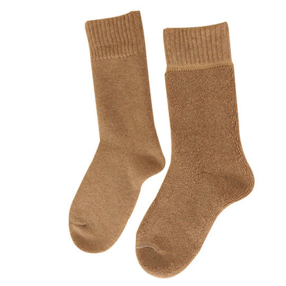 5 Pairs Winter Men's Wool Socks Super Thicken Merino Wool Socks Against Cold Snow Winter Warm Funny Mid Tube Socks Men
