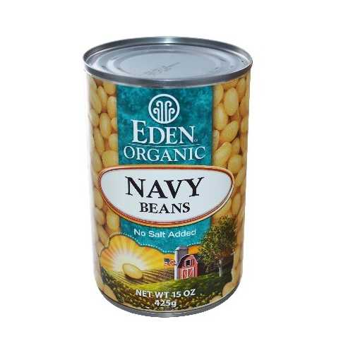 Eden Foods Navy Beans Can (12x15 Oz)