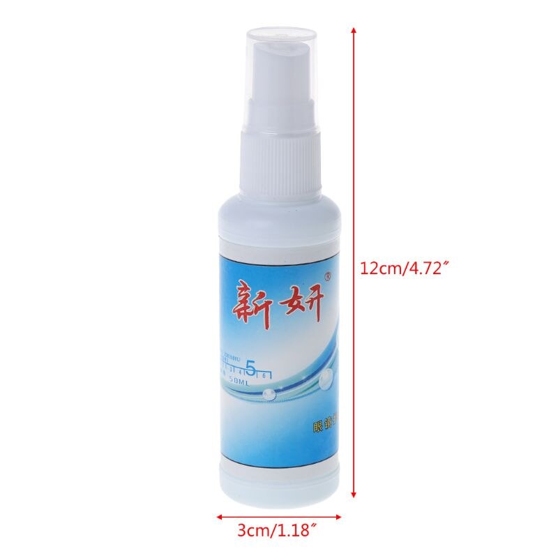 50ml Glasses Lens Cleaner Wipe Nursing Liquid Phone Screen Sunglasses Cleaning Anti Fog Misting Dust Portable Eyewear Accessorie