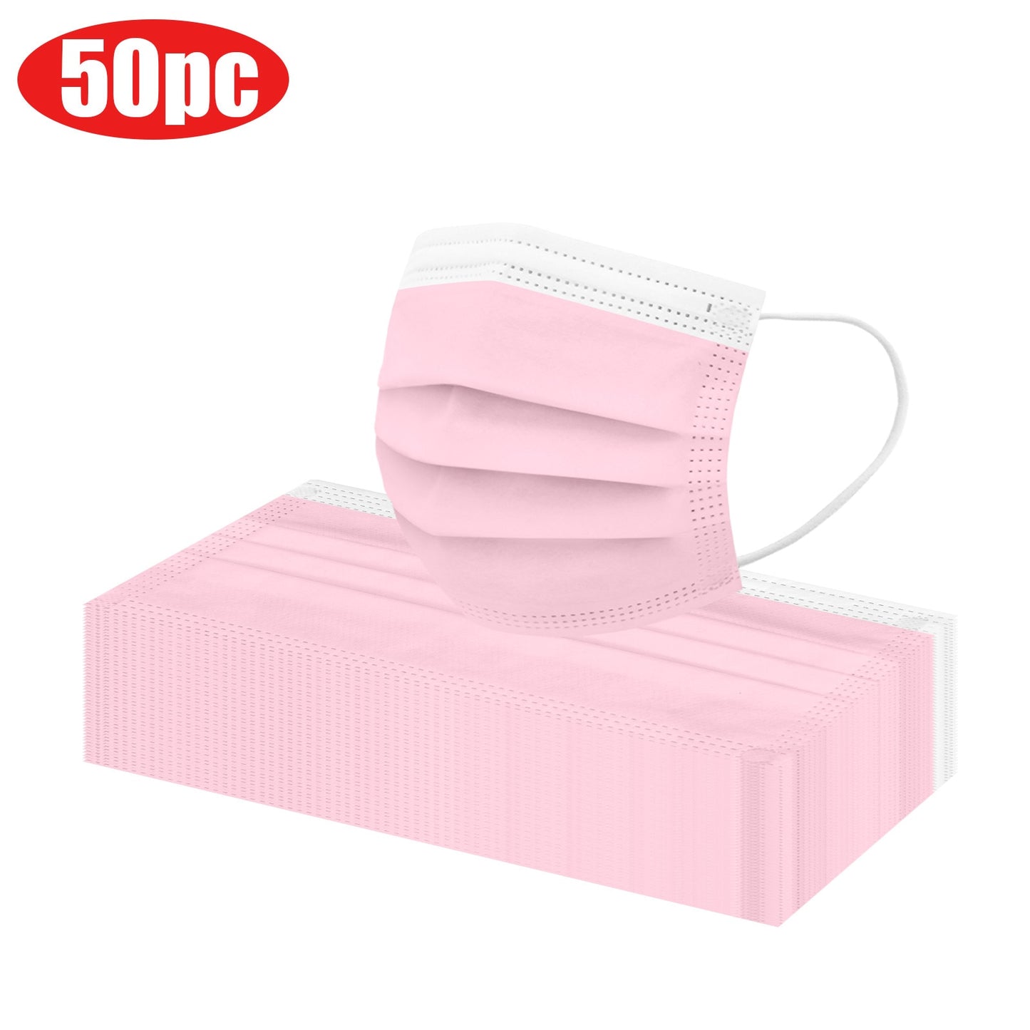 50pc Disposable Masks Child Solid Face Mask For Kids Pretty Girls Masks Cosplay Masque Christmas mascara descartavel