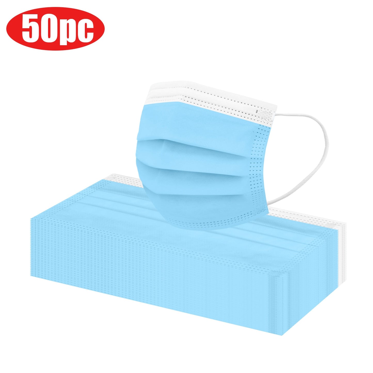 50pc Disposable Masks Child Solid Face Mask For Kids Pretty Girls Masks Cosplay Masque Christmas mascara descartavel