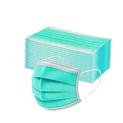 50pcs Adults Mascarilla Disposable Face Mask 3ply Ear Loop Mascherine Pink Green Purple Mascarilla Desechable Mascaras Halloween