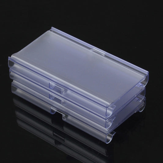50pcs Supermarket shelf tag price tag Clear PVC Sign Label Display Holder Thickening For Store Shelf Hook Rack 60*40mm/80*40mm