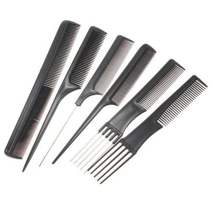 Professional Salon Hair Styling Hairdressing Plastic Combs