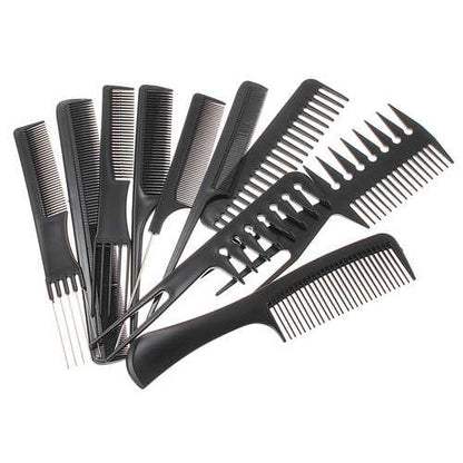 Professional Salon Hair Styling Hairdressing Plastic Combs