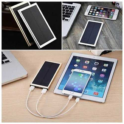 Slim Giant Solar Power Extender For All Gadgets With 2 USB Ports