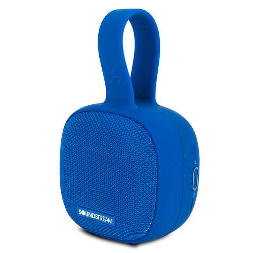 Soundstream h2GO IPX7 Waterproof Portable Bluetooth Speaker, Blue ()